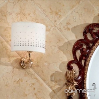 Настенное бра для ванной комнаты Lineatre Lady 42050 абажур бежевого цвета со стразами