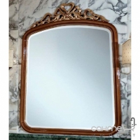 Зеркало для ванной комнаты Lineatre Londra 23004 лакированный патинированный, сусальное серебро