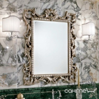 Зеркало для ванной комнаты Lineatre Londra 17010 скарточчо, сусальное золото