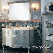 Комплект меблів для ванної кімнати Lineatre Gold 63/1 сусальне срібло