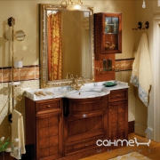 Комплект мебели для ванной комнаты Lineatre Tudor 65/3 черешня антиквариато