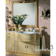 Комплект мебели для ванной комнаты Lineatre Silver 27/5 лакированный антико