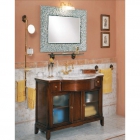 Комплект меблів для ванної кімнати Lineatre Tamigi 73/2 французький магано, стільниця арабескато
