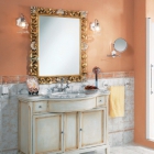 Комплект меблів для ванної кімнати Lineatre Tamigi 73/3 лакований караччі, стільниця арабескато