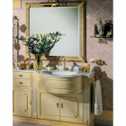 Комплект мебели для ванной комнаты Lineatre Silver 27/5 лакированный антико