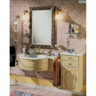 Комплект мебели для ванной комнаты Lineatre Silver 27/B8 лакированный белый