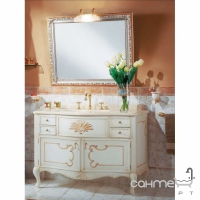 Комплект мебели для ванной комнаты Lineatre Gold 63/3 лакированный патинированный