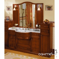 Комплект мебели для ванной комнаты Lineatre Tudor 65/5 черешня антиквариато