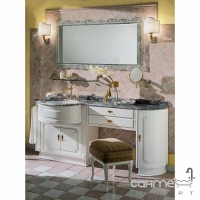 Комплект меблів для ванної кімнати Lineatre Silver 27/A4 лакований антико