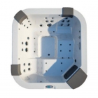 SPA бассейн встроенный с нагревателем Jacuzzi Italian Design Santorini Pro sound 9444-835
