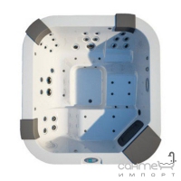 SPA бассейн встроенный с нагревателем Jacuzzi Italian Design Santorini Pro 9444-827