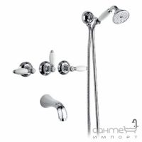 Вбудований змішувач для ванни Nicolazzi SpA Monterosa Metal 1803**30 Хром, Нікель, Латунь