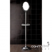 Туалетна поличка з дзеркалом на підставці Devon&Devon Single SL10CR Хром