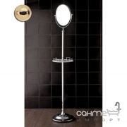 Полочка туалетная с зеркалом на подставке Devon&Devon Single SL10OT Светлое Золото
