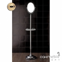 Туалетна поличка з дзеркалом на підставці Devon&Devon Single SL10OT Світле Золото