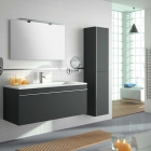 Комплект мебели для ванной Salgar Hermes Matt Grey 1000