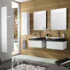 Комплект меблів для ванної кімнати Salgar Versus White 800 Double