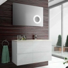 Комплект меблів для ванної кімнати Salgar Modular Minerva 1015/L White Texturado