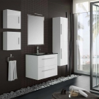 Комплект меблів для ванної кімнати Salgar Creta 600 White