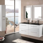 Комплект меблів для ванної кімнати Salgar Creta 1200 Double White