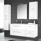 Комплект меблів для ванної кімнати Salgar Creta 1215/R White