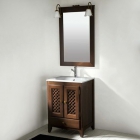 Комплект мебели для ванной комнаты Salgar Rustico Walnut 600