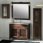 Комплект мебели для ванной комнаты Salgar Rustico Walnut 800