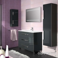 Комплект мебели для ванной комнаты Salgar New Rodas Antracite Grey 1000