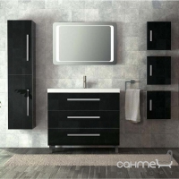 Комплект мебели для ванной комнаты Salgar New Rodas Black 1000