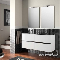 Комплект меблів для ванної кімнати Salgar Combi 1200 Black Double
