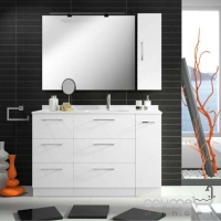 Комплект мебели для ванной комнаты Salgar Corus 1265/L White