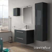 Комплект мебели для ванной комнаты Salgar Creta 600 Antracite Grey