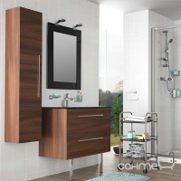 Комплект меблів для ванної кімнати Salgar Creta 800 Brown Acacia
