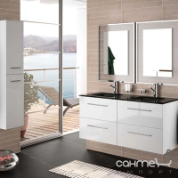 Комплект мебели для ванной комнаты Salgar Creta 1200 Double White