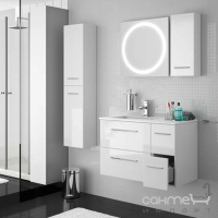 Комплект мебели для ванной комнаты Salgar Creta 865/R White