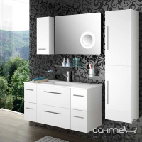 Комплект мебели для ванной комнаты Salgar Creta 1115/C White