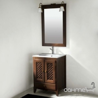 Комплект мебели для ванной комнаты Salgar Rustico Walnut 600