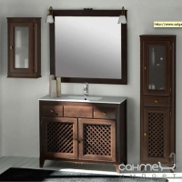 Комплект меблів для ванної кімнати Salgar Rustico Walnut 800