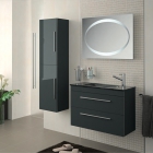Комплект меблів для ванної кімнати Salgar Serie 35 Antracite Grey 600