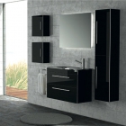 Комплект меблів для ванної кімнати Salgar Serie 35 Black 800