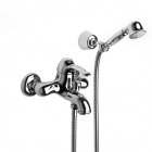 Настінний змішувач для ванни з автоматичним перемикачем та ручним душем Roca Modena A5A0133C00 Хром