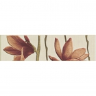 Плитка керамическая фриз Pilch Kaleydos Magnolia krem 30x8.5