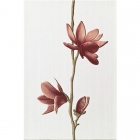 Плитка керамічна декор Pilch Kaleydos Magnolia 2 bialy 30x45 (кахель з квітами)
