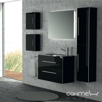 Комплект мебели для ванной комнаты Salgar Serie 35 Black 600