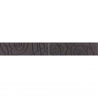 Плитка керамическая фриз Pilch Alaska 8 Czarny 30x8.2
