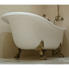 Ванна із золотими ніжками Hidra Ceramica Ellade D63