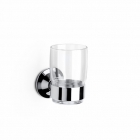 Настенный держатель для стакана и стакан Roca Hotels A815430001 Хром