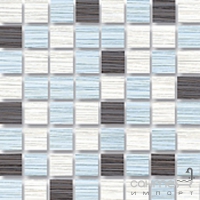 Плитка керамічна мозаїка Pilch Fila 2 niebieska 25x25