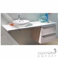 Тумбочка подвесная 60 для консоли, 2 выдвижных ящика Duravit Darling New DN 6782 в цвете