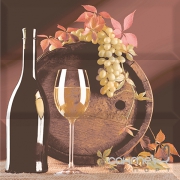 Плитка керамічна декор ABSOLUT KERAMIKA Serie Wine Composition (вино)